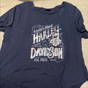 Harley-Davidson Dark Blue Graphic Tee